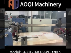 أجهزة الطباعة التجارية آلة طي الورق مع إطعام الكوم