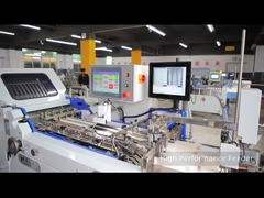 طعام الكومة الآلي ذو الناتج العالي مع طاولة التسليم عملية سهلة لمعدات طي المنشورات