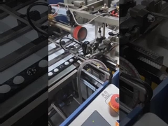 AOQI 12 آلة طي الورق الموازية للطي النشرة مع المكدس