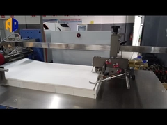 12 آلة طي الورق التلقائية مع مجلد سكين