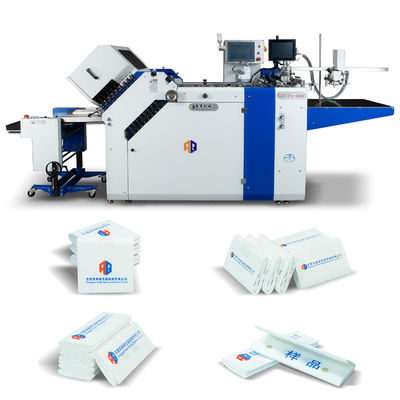 Large Format Pharmaceutical Leaflet Insert Folding Machine With Detection Device For Pharma Manual Folding